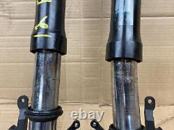 2012 Yamaha R6 front forks, suspension fork tubes, BENT, #623212