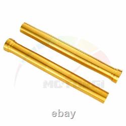 2Pcs Outer Fork Golden Tubes For YAMAHA R1 2002-2003 5PW-23136-10-00