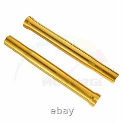 2Pcs Stanchions Fork Outer Tubes Gold For YAMAHA FZ1 FZ8 2D1-23136-00-00 483mm