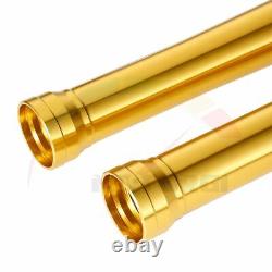 2Pcs Stanchions Gold Fork Tubes For Yamaha 2019 TRACER 900 540mm 1RC-23126-11-00