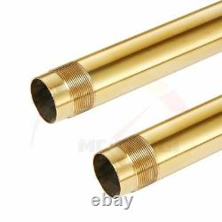 2xGold Inner Bars Pipes Fork Tubes For Yamaha TZR125R 3XV 1991-1992 3XV-23110-00