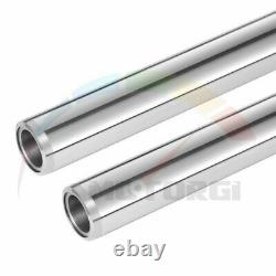 2xPipes Inner Fork Tubes Pair Bars For Yamaha RZ125 1985 1GU-23110-00 33X590mm