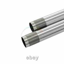 2xStanchions Fork Pipe For Yamaha R1 2007-2008 Inner Fork Tubes 43mm Silver Pair