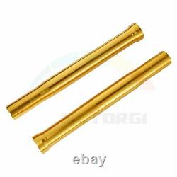 2x Stanchions Fork Outer Tubes Gold For YAMAHA YZF R1 2007-2008 4C8-23136-10-00