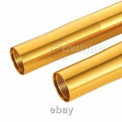 Front Fork Outer Tubes Black Gold Pipes For Yamaha R1 2002 2003 5PW-23136-10-00