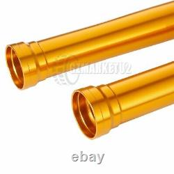 Front Fork Outer Tubes For YAMAHA YZF R1 2015-2021 R6 2017-2020 Pipe Pair Gold