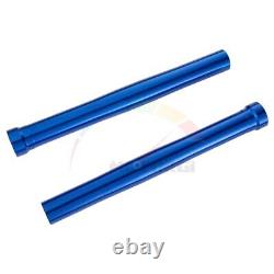 Front Fork Tubes Outer Pipes For Yamaha YZF R1 2009-2014 Blue Pair