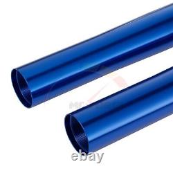 Front Fork Tubes Outer Pipes For Yamaha YZF R1 2009-2014 Blue Pair