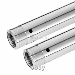 Front Inner Fork Tubes Pipes For Yamaha YZF R6 YZF-R6 2001 2002 43mm Fork Pair