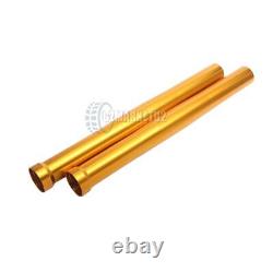Front Outer Fork Tubes Pipe Stanchion For Yamaha YZF-R3 2019 2020 2021 2022 Gold