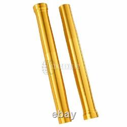 Front Outer Fork Tubes Pipes Stanchions For Yamaha R1 2002 2003 Gold Pair