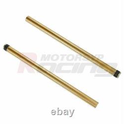 Gold Fork Inner Tubes Bars For YAMAHA TZR250 1KT 87-89 1KT-23110-00-00 39x620mm